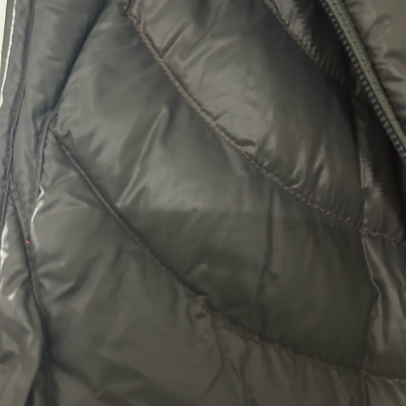 Women’s, quilted vest, goose, gray, medium, warm, pockets, - Picture 3 of 6